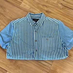 21 Men Short Sleeved button down.